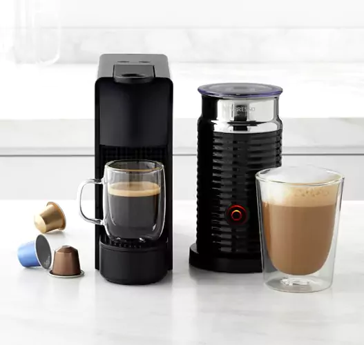 Essenza Mini + Aeroccino, Nespresso coffee machine with milk frother