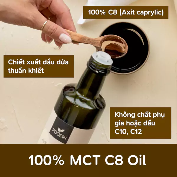 Foodin MCT C8 Oil - 500ml - image 3