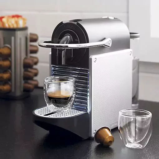 Espresso machine, 1260W, Pixie, Silver color - Nespresso
